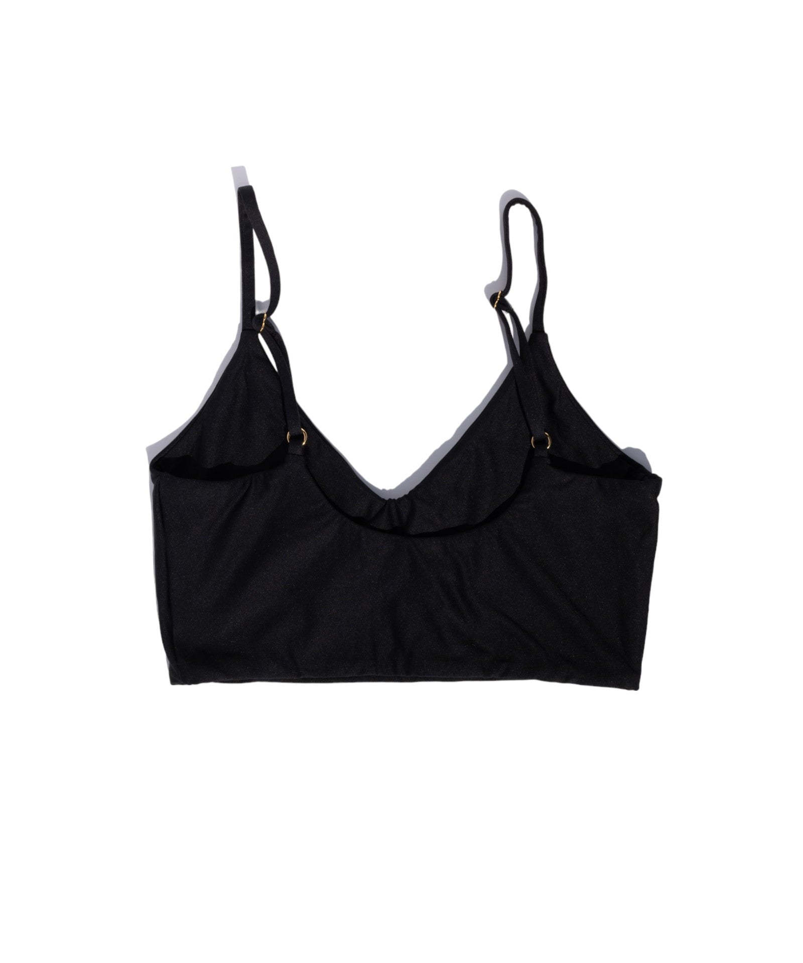 back of Mary top in Black Sands
