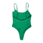back of Nellie one piece in High Tropic
